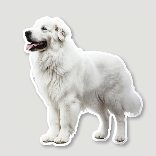 Sticker of Great Pyrenees dog  Vinyl Decal Sticker for Car, Laptop, Tumbler and more # F023612