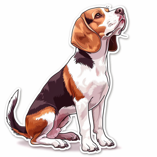 Beagle dog Vinyl Decal Sticker for Car, Laptop, Tumbler and more # F011992