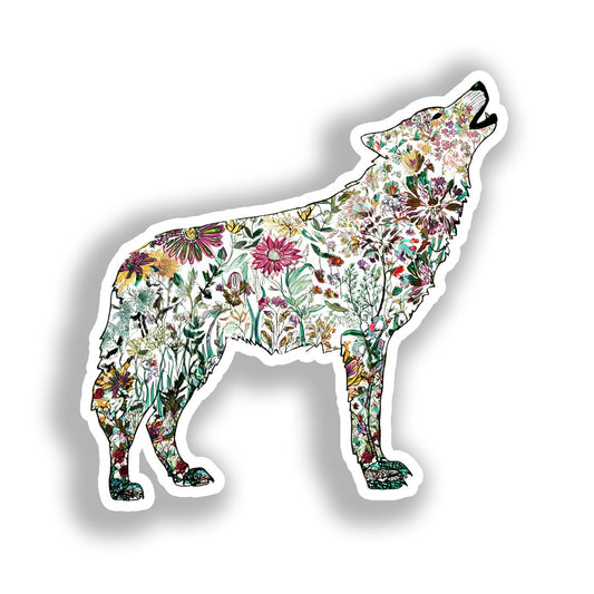 Wolf   Vinyl Decal Sticker for Car, Laptop, Tumbler and more # A018405-4" x 4"