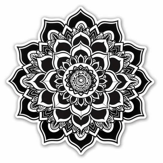 Mandala Vinyl Decal Sticker for Car, Laptop, Tumbler and more # F08246