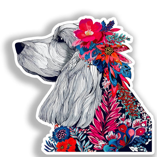 Cocker Spaniel Dog Vinyl Decal Sticker for Car, Laptop, Tumbler and more # A019766-4" x 4"