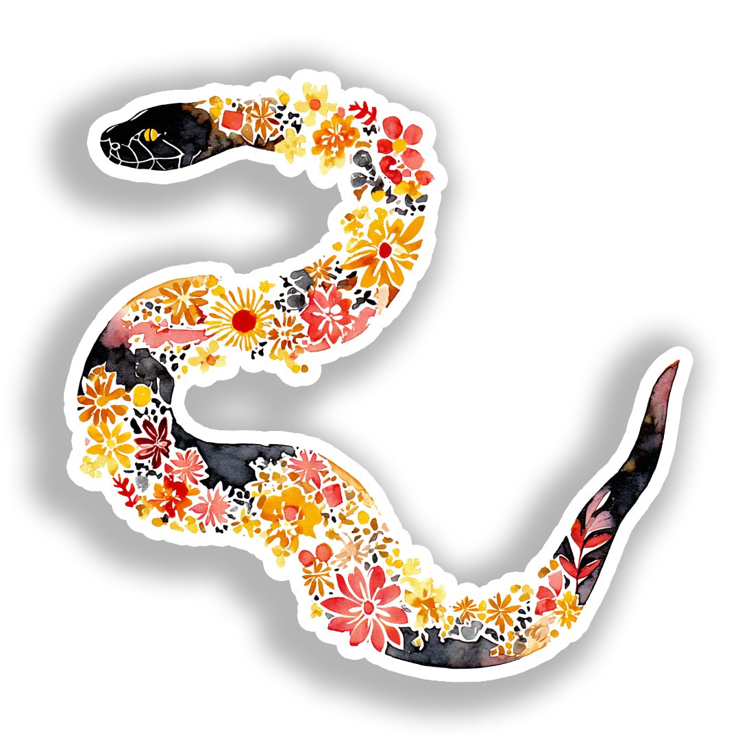 Snake   Vinyl Decal Sticker for Car, Laptop, Tumbler and more # A018408-4" x 4"