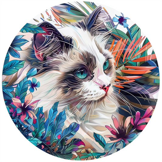 Ragdoll Cat Vinyl Decal Sticker for Car, Laptop, Tumbler and more # F07958