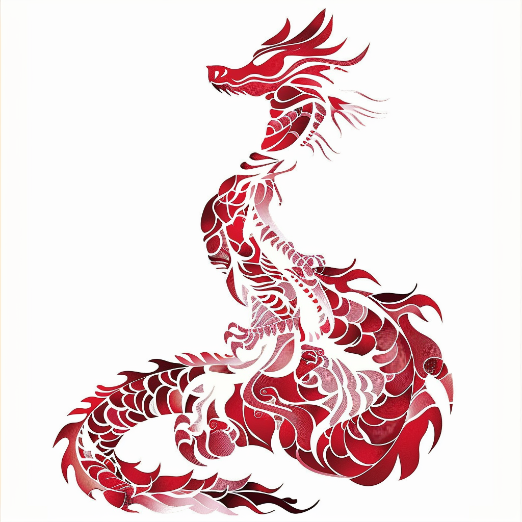 Dragon majestic Expressive surreal Vinyl Decal Sticker for Car, Laptop, Tumbler and more # F018982