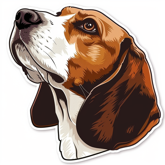 Beagle dog Vinyl Decal Sticker for Car, Laptop, Tumbler and more # F011952