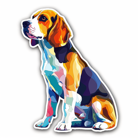 Beagle dog Vinyl Decal Sticker for Car, Laptop, Tumbler and more # F012077