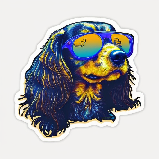 Dachshund dog Cavalier King Charles Vinyl Decal Sticker for Car, Laptop, Tumbler and more # F012750