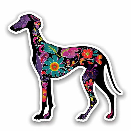 Great Dane Dog Expressive surreal Vinyl Decal Sticker for Car, Laptop, Tumbler and more # F022733