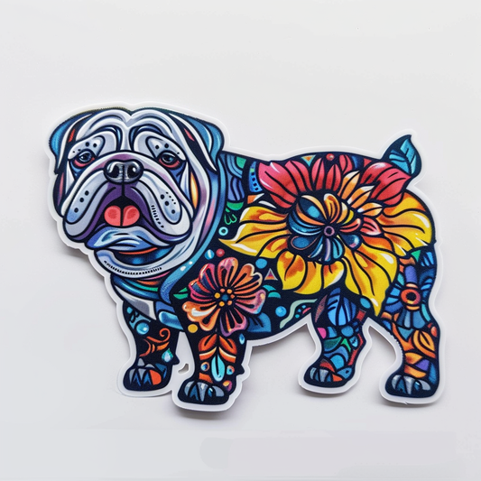 Bulldog Dog Vinyl Decal Sticker for Car, Laptop, Tumbler and more # F07663