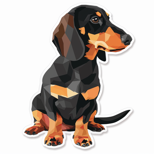 Dachshund Dog Vinyl Decal Sticker for Car, Laptop, Tumbler and more # F013183