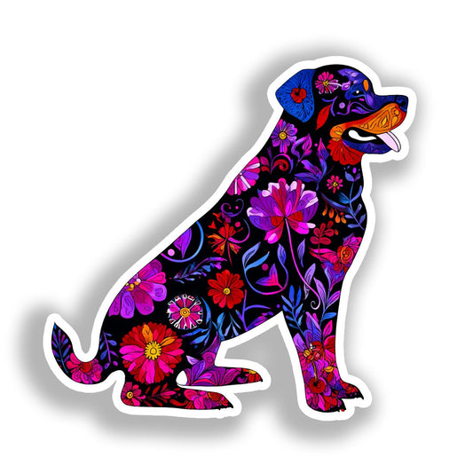 Rottweiler Dog Vinyl Decal Sticker for Car, Laptop, Tumbler and more # A018198-4" x 4"