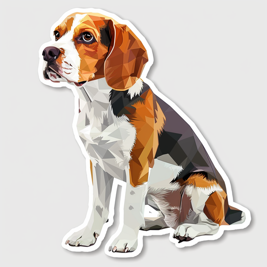 Beagle dog Vinyl Decal Sticker for Car, Laptop, Tumbler and more # F011770