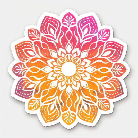 Mandala Vinyl Decal Sticker for Car, Laptop, Tumbler and more # F08232