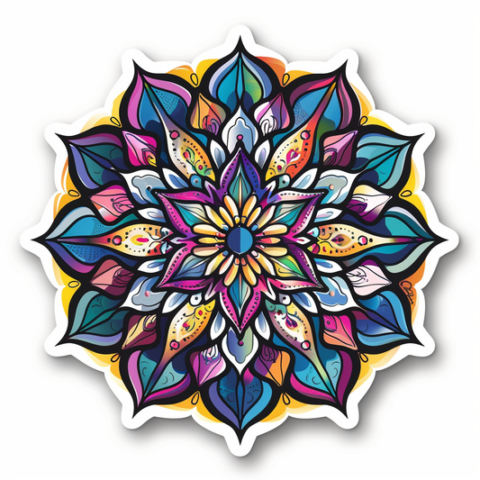 Mandala Vinyl Decal Sticker for Car, Laptop, Tumbler and more # F08240