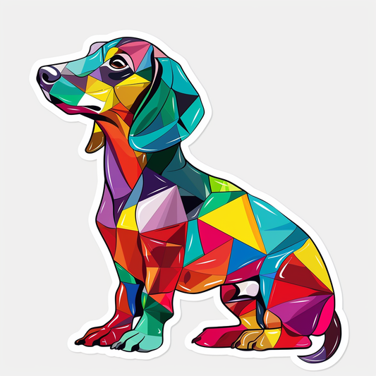 Dachshund Dog Vinyl Decal Sticker for Car, Laptop, Tumbler and more # F013093