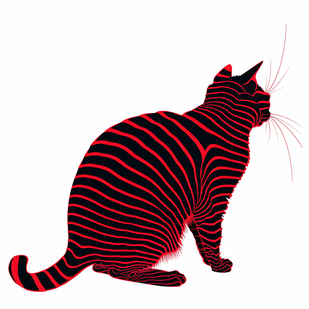 American Shorthair Cat majestic Expressive surreal Vinyl Decal Sticker for Car, Laptop, Tumbler and more # F018663