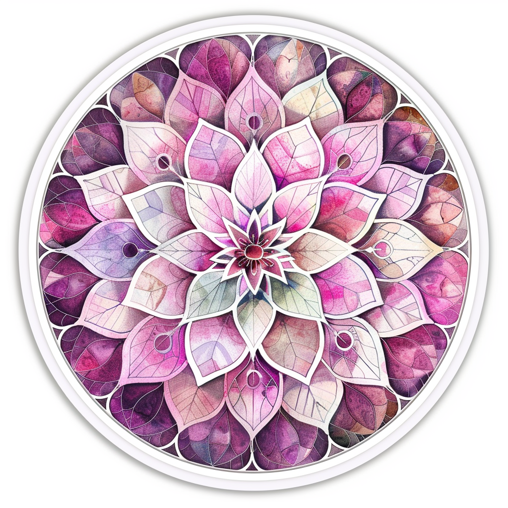 Mandala Vinyl Decal Sticker for Car, Laptop, Tumbler and more # F08064