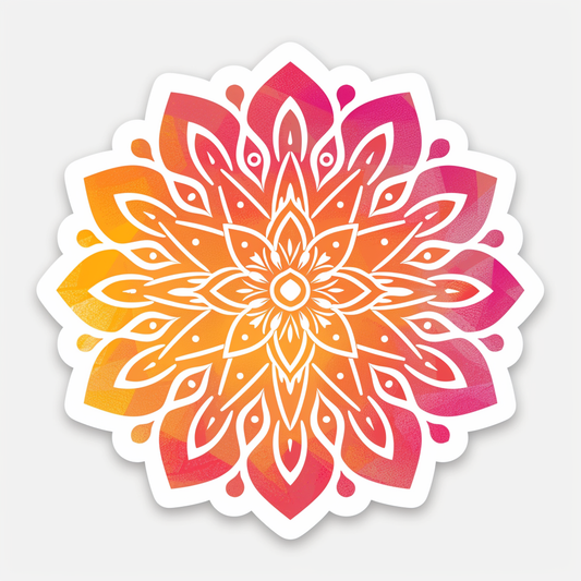 Mandala Vinyl Decal Sticker for Car, Laptop, Tumbler and more # F08269