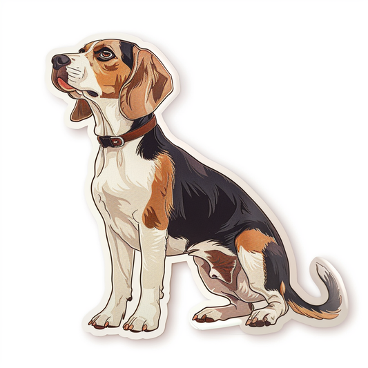 Beagle dog Vinyl Decal Sticker for Car, Laptop, Tumbler and more # F011818