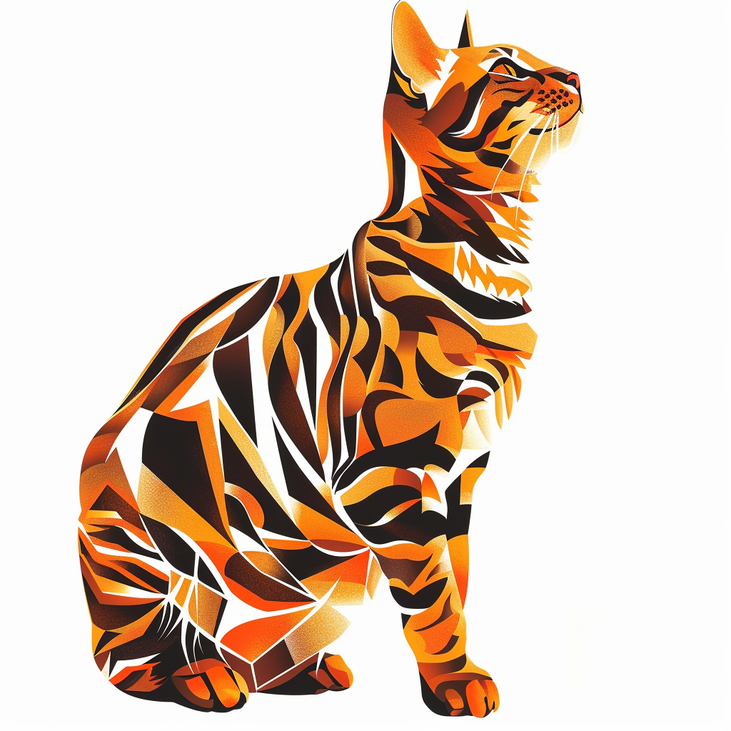 Bengal cat Vinyl Decal Sticker for Car, Laptop, Tumbler and more # F07842