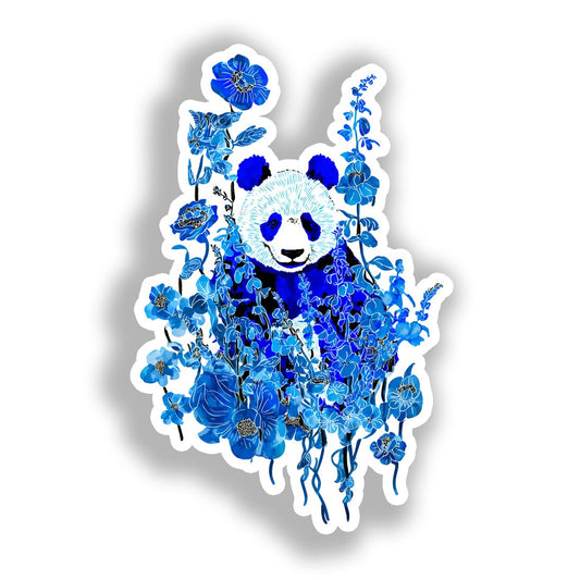 Panda Vinyl Decal Sticker for Car, Laptop, Tumbler and more # A018463-4" x 4"