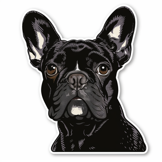 French Bulldog Vinyl Decal Sticker for Car, Laptop, Tumbler and more # F07507