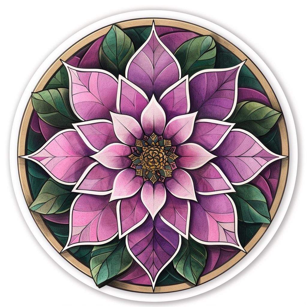 Mandala Vinyl Decal Sticker for Car, Laptop, Tumbler and more # F08105