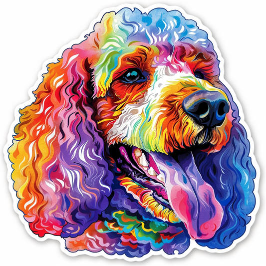Poodle Dog Vinyl Decal Sticker for Car, Laptop, Tumbler and more # F012634