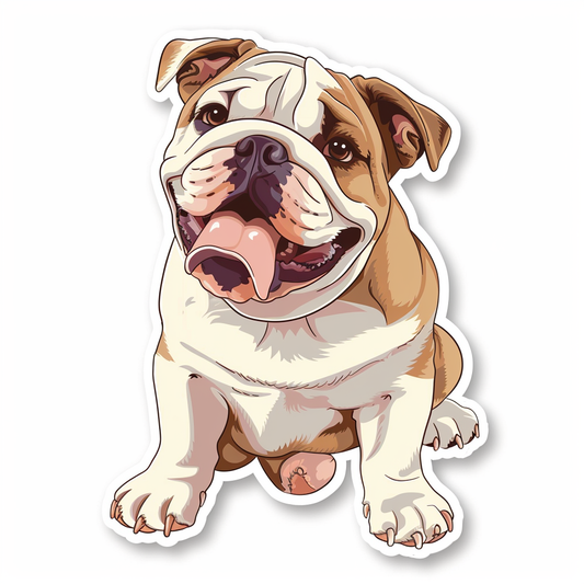 Bulldog Dog Vinyl Decal Sticker for Car, Laptop, Tumbler and more # F07245