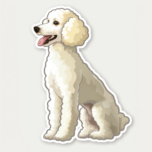 Poodle Dog Vinyl Decal Sticker for Car, Laptop, Tumbler and more # F012782