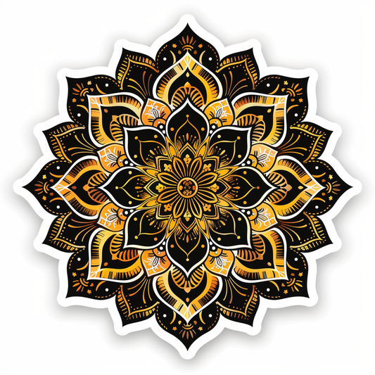 Mandala Vinyl Decal Sticker for Car, Laptop, Tumbler and more # F08214