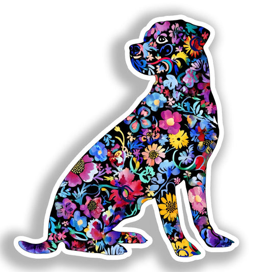 Rottweiler Dog Vinyl Decal Sticker for Car, Laptop, Tumbler and more # A018164-4" x 4"