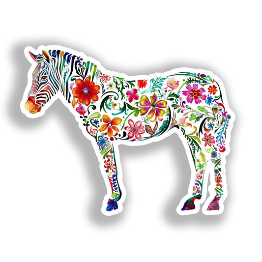 Zebra   Vinyl Decal Sticker for Car, Laptop, Tumbler and more # A018396-4" x 4"