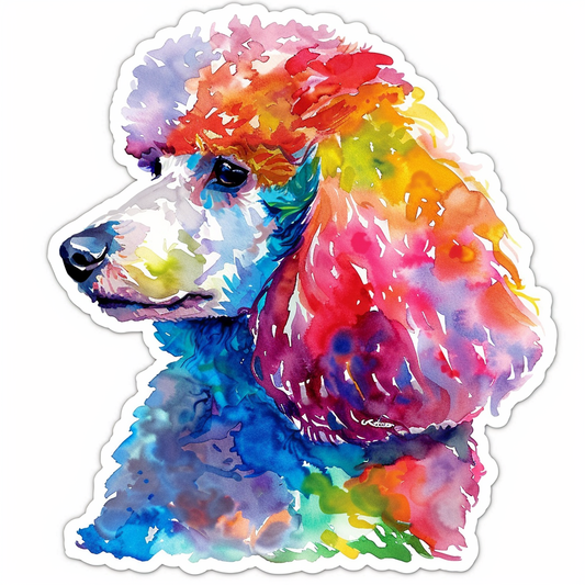 Poodle Dog Vinyl Decal Sticker for Car, Laptop, Tumbler and more # F012466