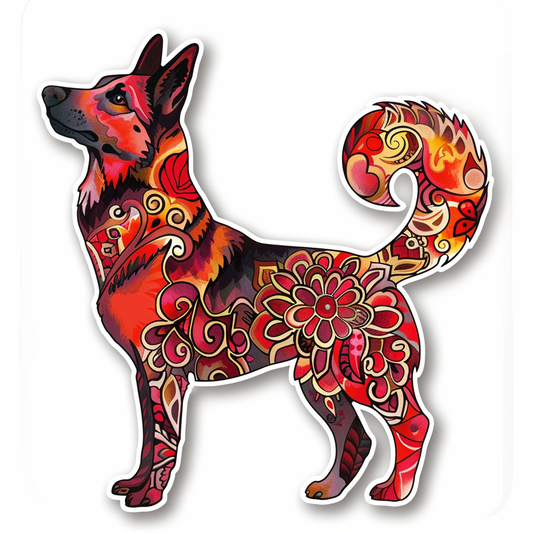 German Shepherd Dog Vinyl Decal Sticker for Car, Laptop, Tumbler and more # F011353