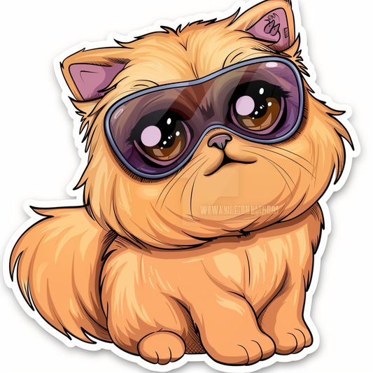 Cat Vinyl Decal Sticker for Car, Laptop, Tumbler and more # F016445-4" x 4"