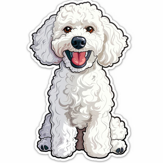 Poodle Dog Vinyl Decal Sticker for Car, Laptop, Tumbler and more # F012513