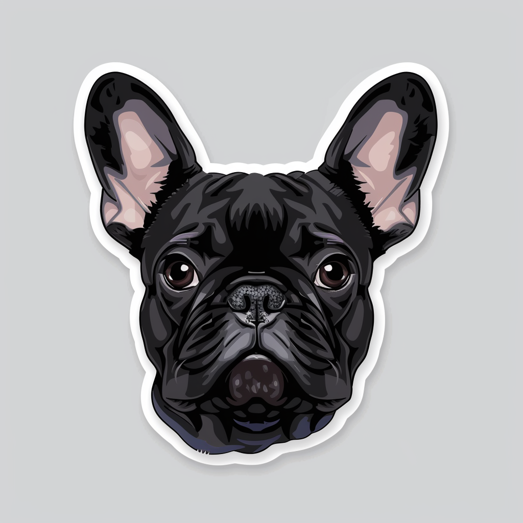 French Bulldog Vinyl Decal Sticker for Car, Laptop, Tumbler and more # F07316