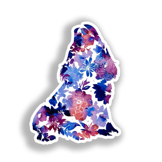 Cocker Spaniel Dog Vinyl Decal Sticker for Car, Laptop, Tumbler and more # A018777-4" x 4"