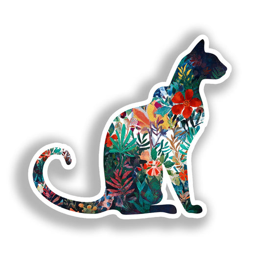 Balinese Cat Vinyl Decal Sticker for Car, Laptop, Tumbler and more # A018718-4" x 4"