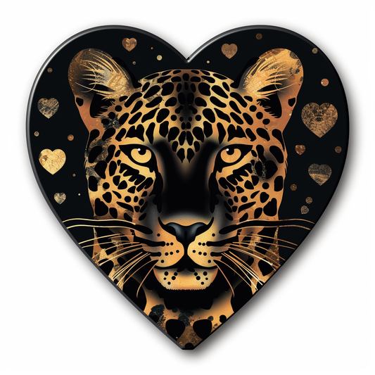 Leopard majestic Expressive surreal Vinyl Decal Sticker for Car, Laptop, Tumbler and more # F022565