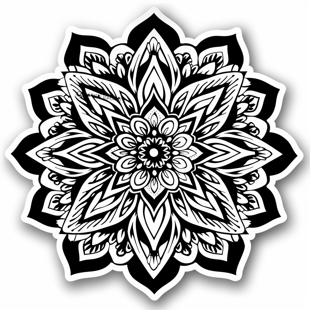 Mandala Vinyl Decal Sticker for Car, Laptop, Tumbler and more # F08173