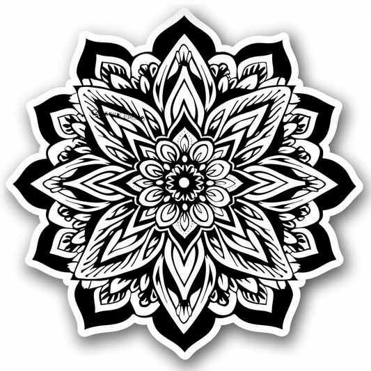 Mandala Vinyl Decal Sticker for Car, Laptop, Tumbler and more # F08173