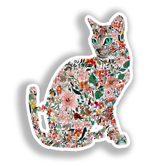 Egyptian Mau Cat Vinyl Decal Sticker for Car, Laptop, Tumbler and more # A019632-4" x 4"