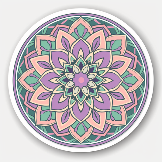 Mandala Vinyl Decal Sticker for Car, Laptop, Tumbler and more # F08145