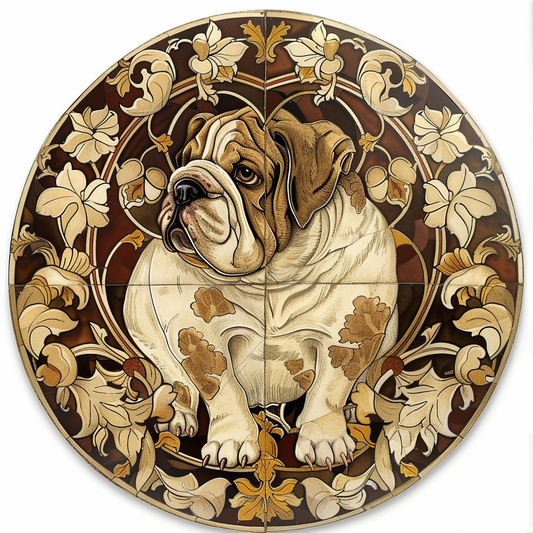 Bulldog Dog majestic Expressive surreal Vinyl Decal Sticker for Car, Laptop, Tumbler and more # F017626