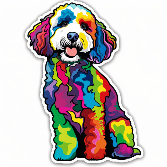 Poodle Dog Vinyl Decal Sticker for Car, Laptop, Tumbler and more # F012506