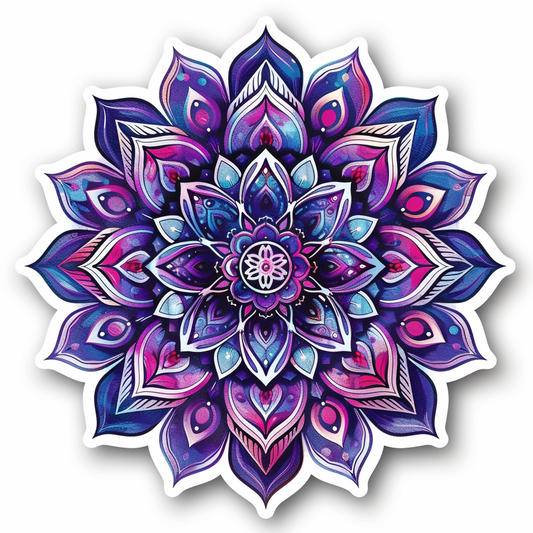 Mandala Vinyl Decal Sticker for Car, Laptop, Tumbler and more # F08130