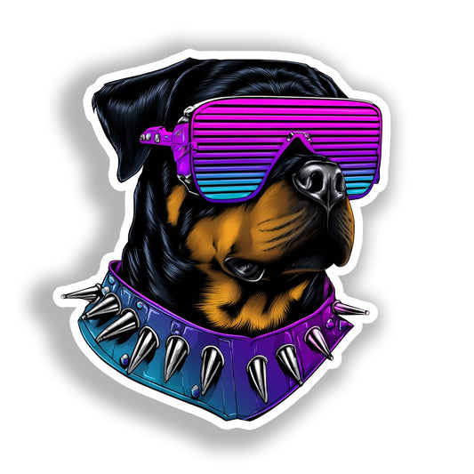 Rottweiler Dog Vinyl Decal Sticker for Car, Laptop, Tumbler and more # A017990-4" x 4"