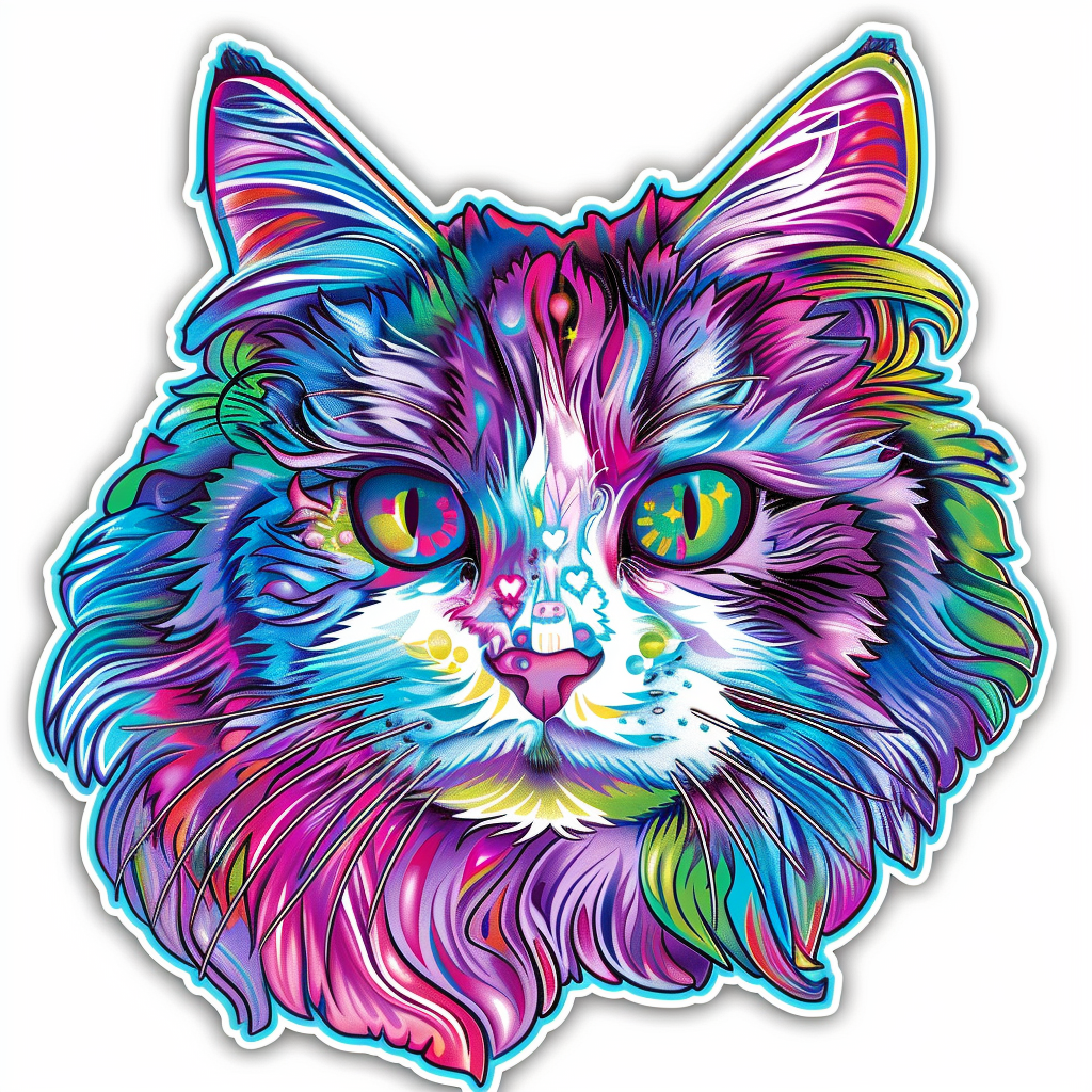 Heartcore Cat Ragdoll Vinyl Decal Sticker for Car, Laptop, Tumbler and more # F07960